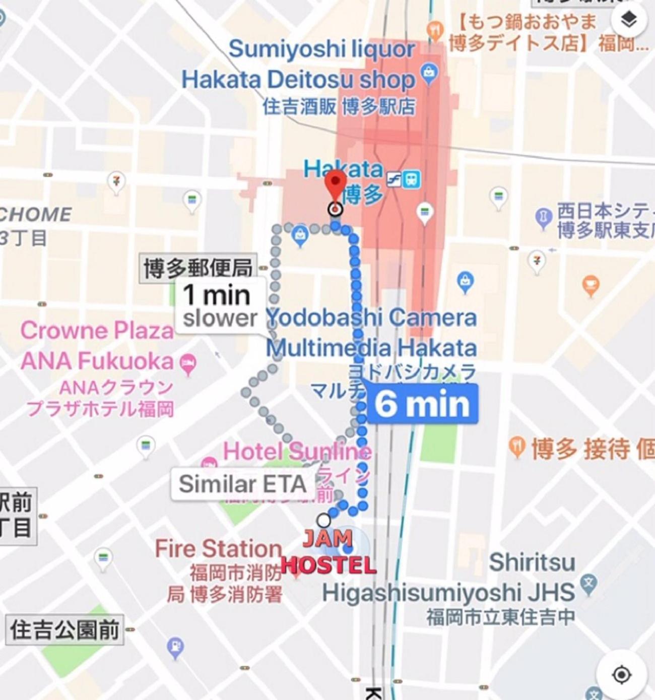 Jam Hostel Hakata Station Front Semi-Private Room With Shared Bathroom - Vacation Stay 61445 Fukuoka  Kültér fotó